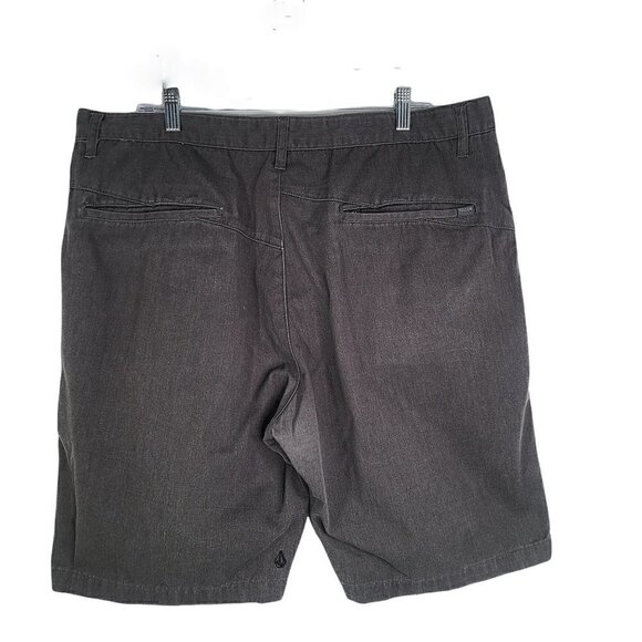 Volcom VMONTY Shorts in Charcoal Gray 10" Inseam - Picture 2 of 8